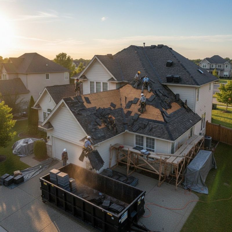 Roof Reshingling in Fredericksburg, VA